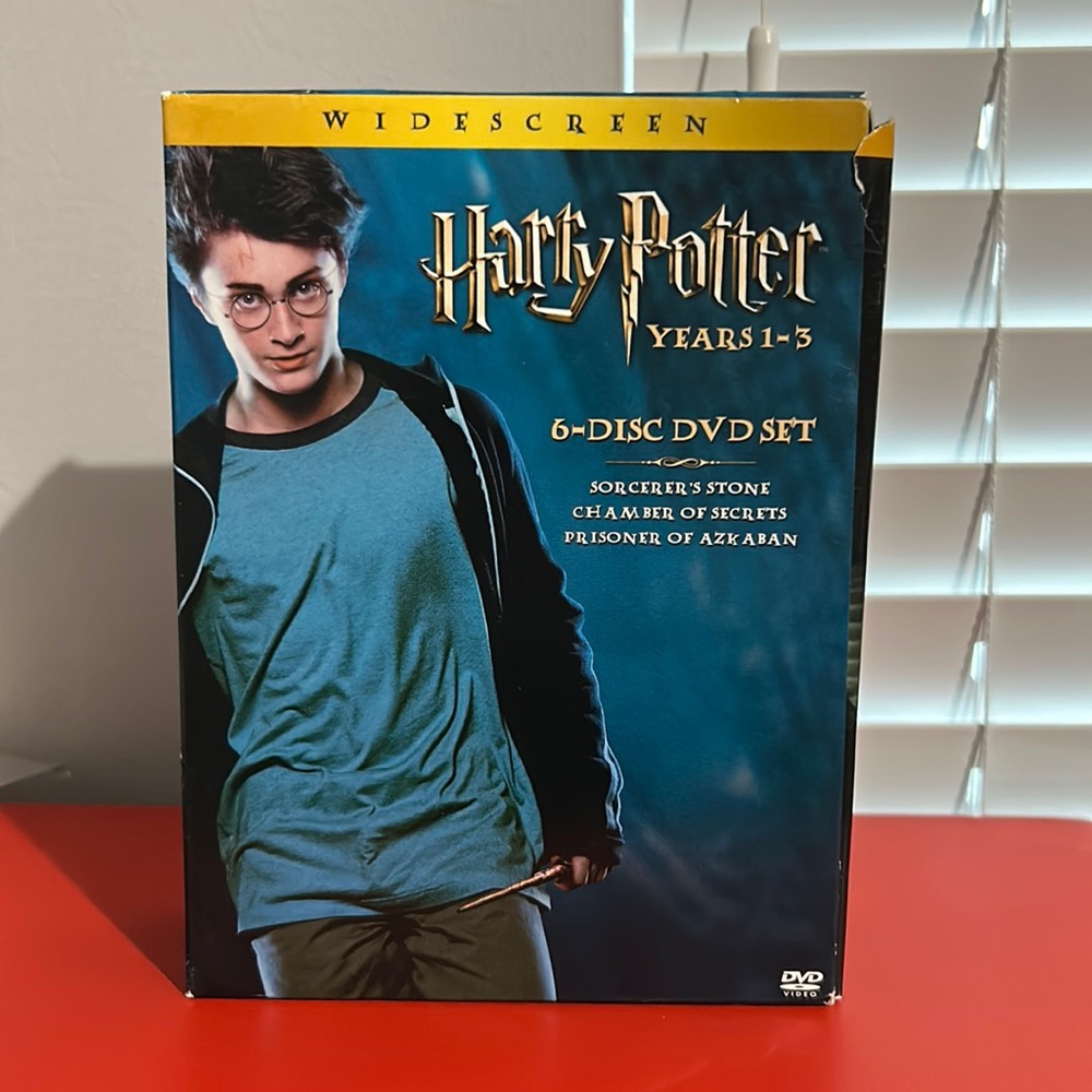 HARRY POTTER Years 1-3 6 Disc DVD Set LONGBOX‎ 2004